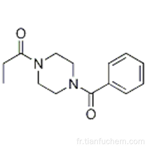 Pipérazine, 1-benzoyl-4- (1-oxopropyl) - CAS 314728-85-3